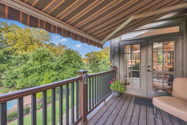 3630 Bear Creek Ln, Thompsons Station, TN 37179 - balcony featuring french doors