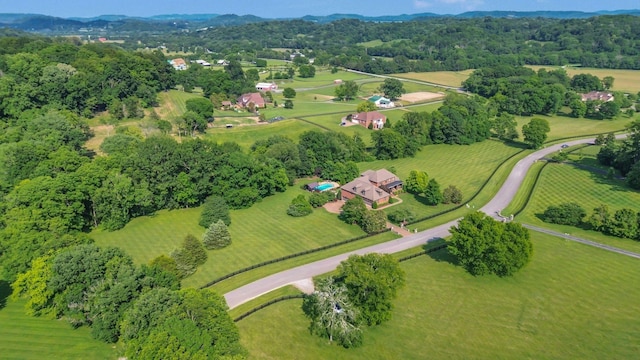 3630 Bear Creek Ln, Thompsons Station, TN 37179 - aerial view of property's location with rural landscape