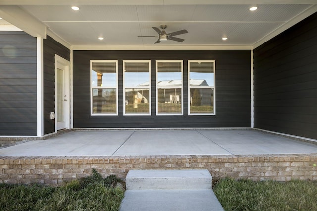 7209 Richvale Dr, Fairview, TN 37062 - view of patio with a ceiling fan