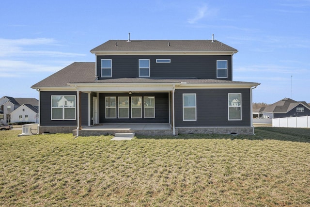 7209 Richvale Dr, Fairview, TN 37062 - rear view of property featuring a lawn and a patio