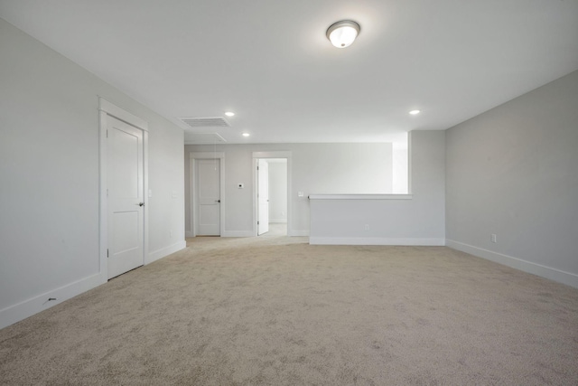 7209 Richvale Dr, Fairview, TN 37062 - basement featuring recessed lighting, light carpet, and baseboards