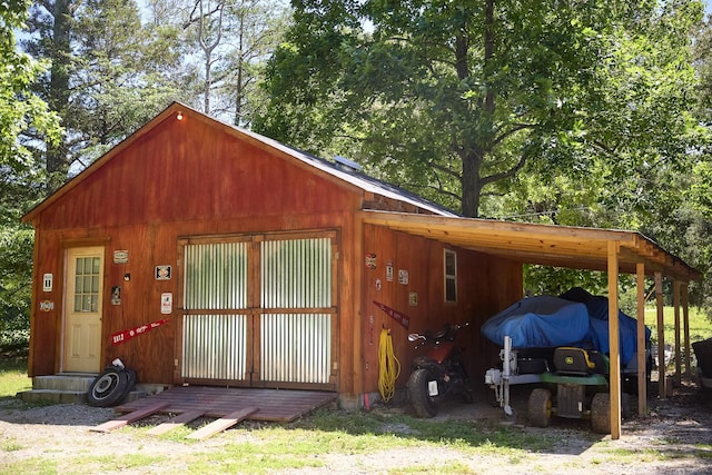 3281 Pulaski Hwy, Lawrenceburg, TN 38464 - view of outdoor structure with a carport