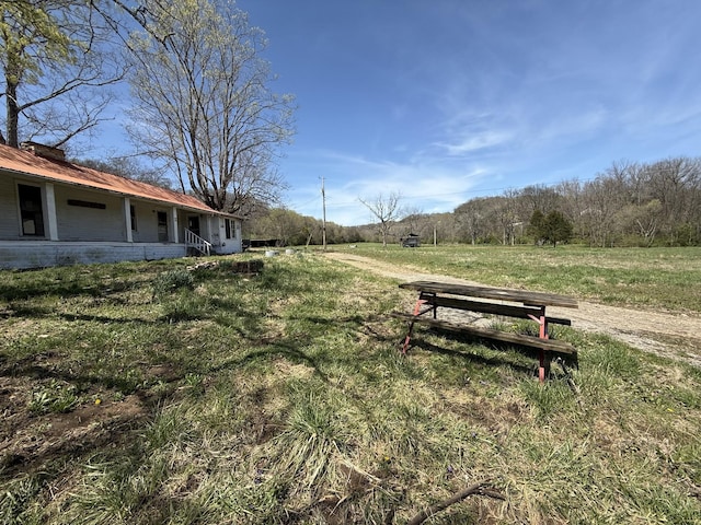 2001 Scotty Parker Rd, Gallatin, TN 37066 - view of green lawn with covered porch
