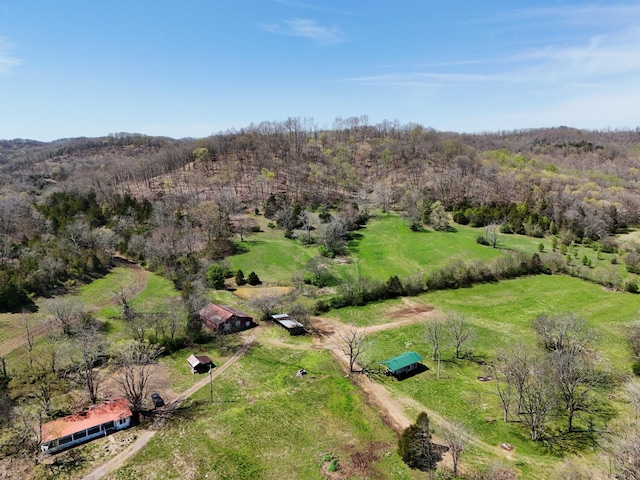 2001 Scotty Parker Rd, Gallatin, TN 37066 - view of rural area featuring a heavily wooded area