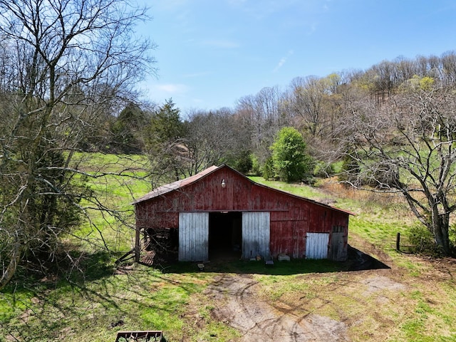 2001 Scotty Parker Rd, Gallatin, TN 37066 - view of pole building featuring a view of trees