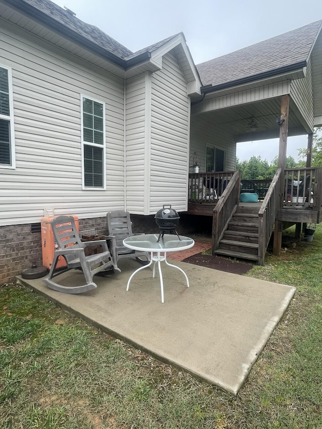 380 Preakness Cir, Pleasant View, TN 37146 - view of patio with a wooden deck