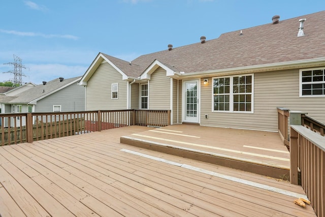 2889 Sharpie Dr, Clarksville, TN 37040 - view of wooden deck