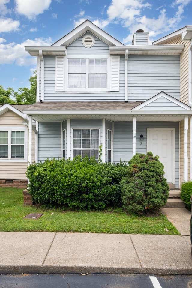 5 Rolling Meadows Dr, Goodlettsville, TN 37072 - view of property with a chimney and a porch