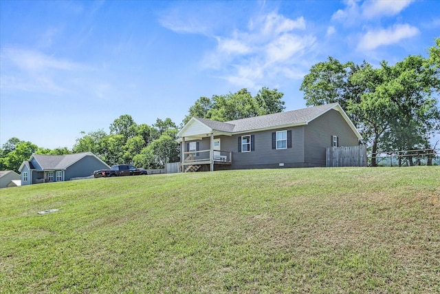 84 Del Toro Dr, Sparta, TN 38583 - back of house featuring crawl space