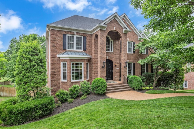 621 German Ln, Franklin, TN 37067 - colonial inspired home with brick siding and a shingled roof
