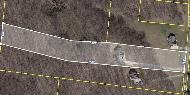 4480 Old Murfreesboro Rd W, Lebanon, TN 37090 - aerial overview of property's location featuring property parcel outlined
