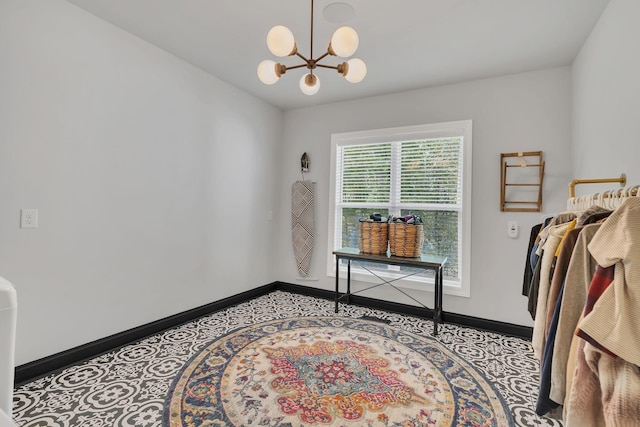 4480 Old Murfreesboro Rd W, Lebanon, TN 37090 - interior space featuring a chandelier
