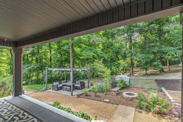 4480 Old Murfreesboro Rd W, Lebanon, TN 37090 - view of patio / terrace featuring an outdoor hangout area