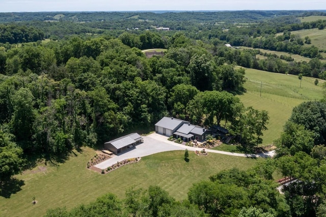 2878 Fly Rd, Santa Fe, TN 38482 - aerial view of sparsely populated area featuring a forest