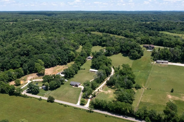 2878 Fly Rd, Santa Fe, TN 38482 - view of property location with a forest and rural landscape