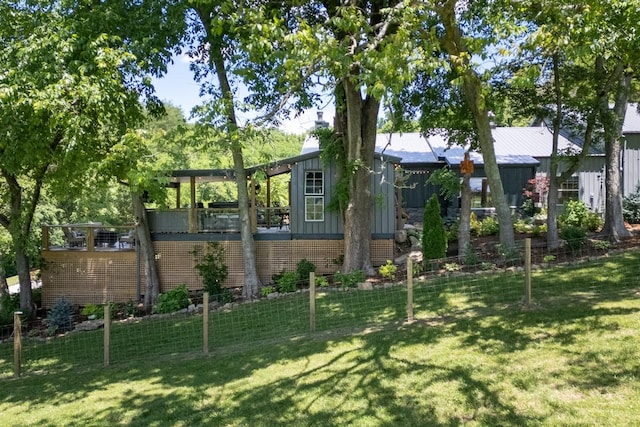 2878 Fly Rd, Santa Fe, TN 38482 - back of property featuring board and batten siding