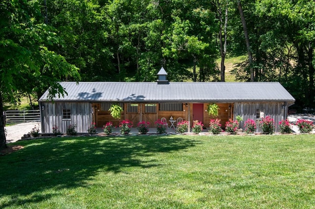 2878 Fly Rd, Santa Fe, TN 38482 - view of front of home featuring board and batten siding and metal roof