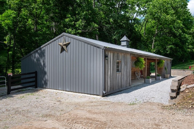 2878 Fly Rd, Santa Fe, TN 38482 - view of outdoor structure with view of scattered trees