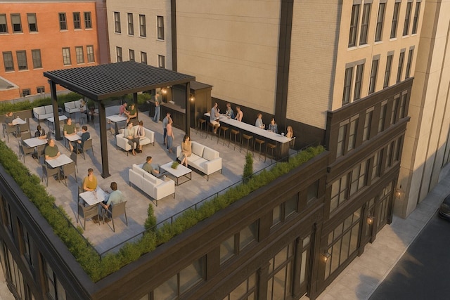 117 E 7th St Unit 902, Chattanooga, TN 37402 - balcony featuring outdoor lounge area