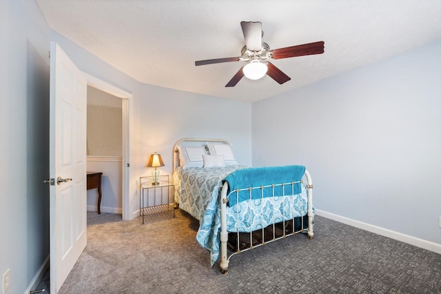 502 Tarver Ct, Smyrna, TN 37167 - bedroom featuring carpet flooring, baseboards, and ceiling fan