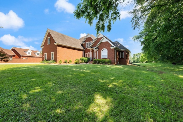 502 Tarver Ct, Smyrna, TN 37167 - view of front facade with brick siding and a front yard