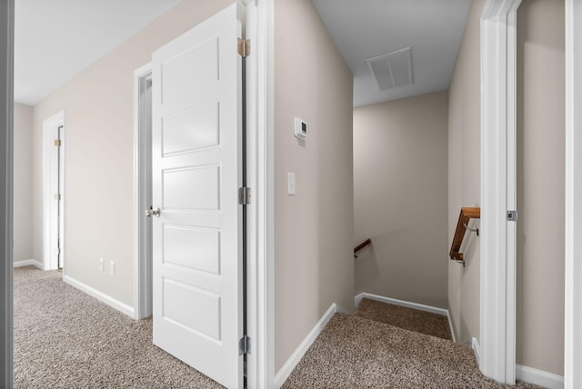 102 Colson Rd, Dover, TN 37058 - staircase featuring carpet and baseboards