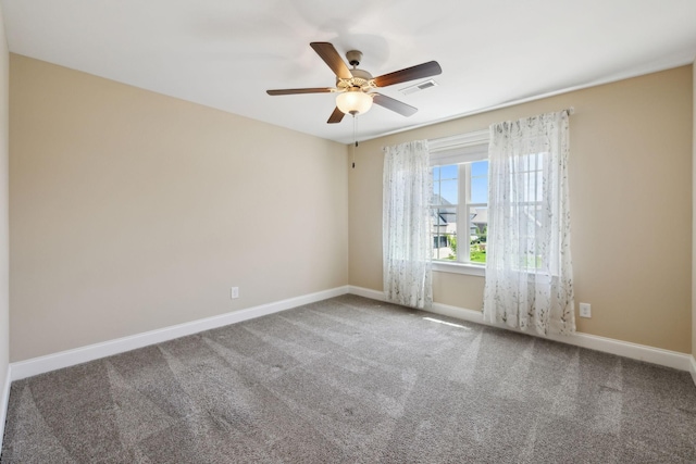 3317 Clovercroft Dr, Murfreesboro, TN 37130 - unfurnished room with carpet flooring, baseboards, and a ceiling fan