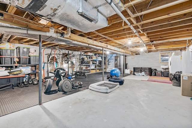 8801 Cedar Grove Rd, Cross Plains, TN 37049 - view of unfinished basement