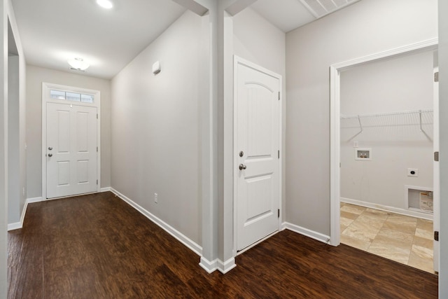 778 Prominence Rd, Columbia, TN 38401 - hallway with wood finished floors and baseboards