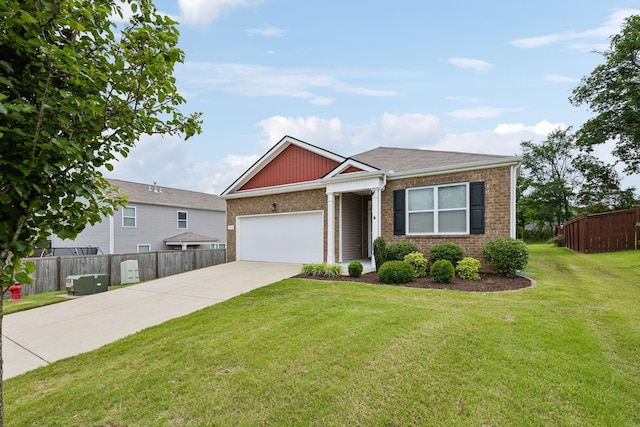 778 Prominence Rd, Columbia, TN 38401 - view of front facade with brick siding, a garage, and concrete driveway