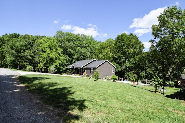 421 Marlin Ln, Westmoreland, TN 37186 - view of grassy yard featuring a view of trees