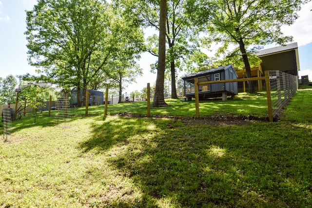421 Marlin Ln, Westmoreland, TN 37186 - view of yard with a wooden deck