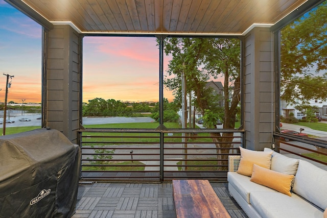 1003 Alice St Unit B, Nashville, TN 37218 - sunroom / solarium featuring a water view