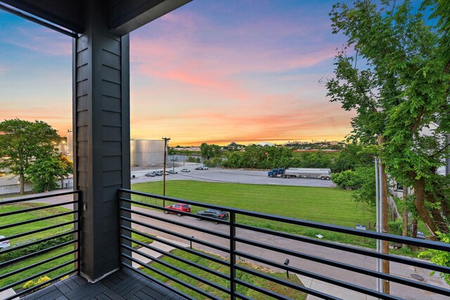 1003 Alice St Unit B, Nashville, TN 37218 - view of balcony at dusk