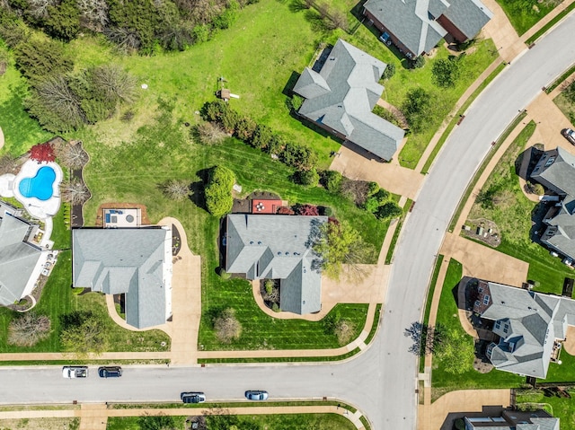 3820 Leona Pass, Hermitage, TN 37076 - aerial perspective of suburban area featuring a pool