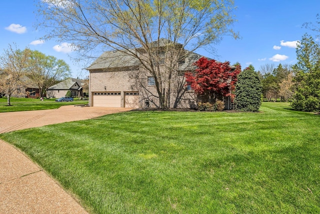 3820 Leona Pass, Hermitage, TN 37076 - view of front of home with driveway and a front lawn
