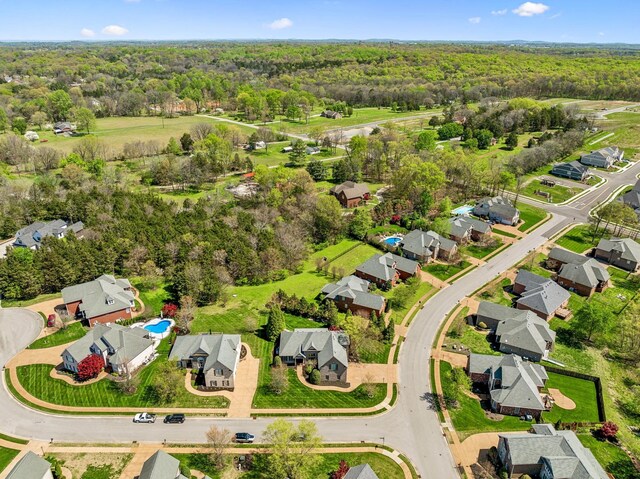 3820 Leona Pass, Hermitage, TN 37076 - aerial perspective of suburban area with a forest