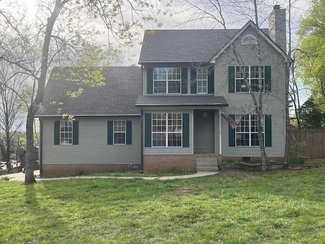 1510 Walnut Hills Dr, Chapel Hill, TN 37034 - traditional home featuring a chimney and roof with shingles