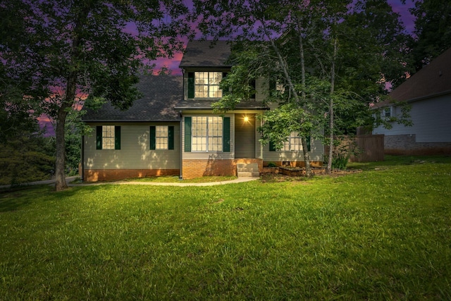 1510 Walnut Hills Dr, Chapel Hill, TN 37034 - view of front of house featuring a lawn and a shingled roof