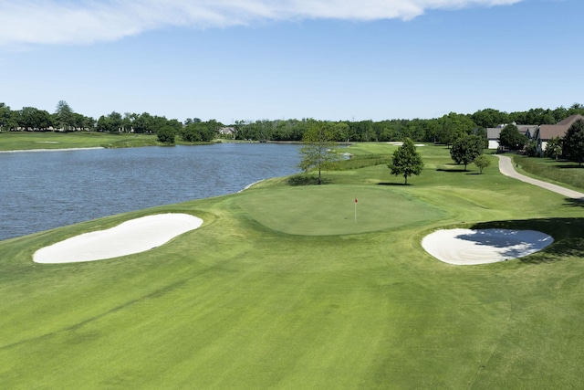 891 Fairington Pvt Way, Gallatin, TN 37066 - surrounding community featuring a water view, view of golf course, and a putting green