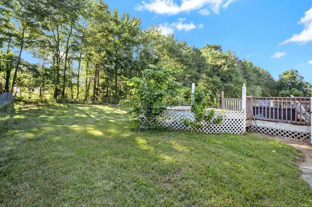 1012 Blue Ridge Pkwy, Goodlettsville, TN 37072 - view of yard with a wooden deck