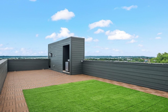 6104 Cowden Ave Unit A, Nashville, TN 37209 - view of grassy yard featuring a balcony