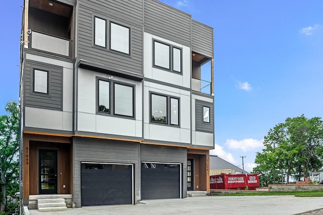 6104 Cowden Ave Unit A, Nashville, TN 37209 - modern home featuring a garage and concrete driveway