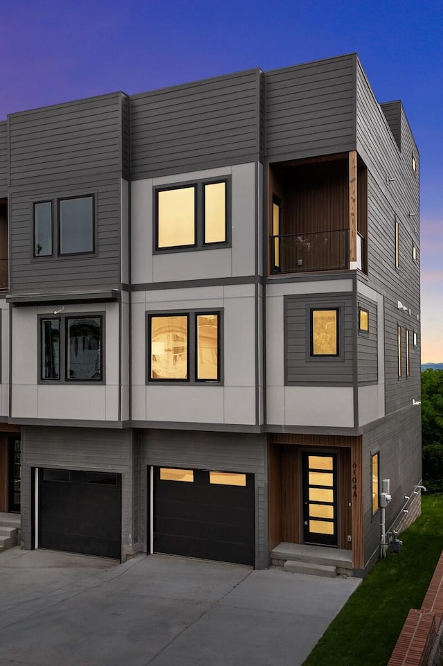 6104 Cowden Ave Unit A, Nashville, TN 37209 - view of property featuring driveway and a garage