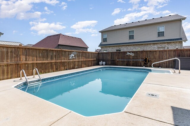 1026 Grace Meade, Ashland City, TN 37015 - view of pool featuring a fenced backyard and a patio area
