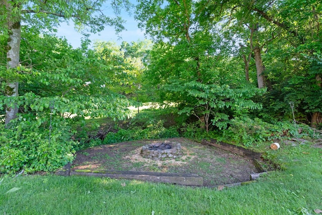 205 Saint Anne Way, Franklin, TN 37064 - view of yard with an outdoor fire pit