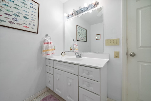 1711 Lovers Ln, Hopkinsville, KY 42240 - bathroom featuring vanity and tile patterned floors