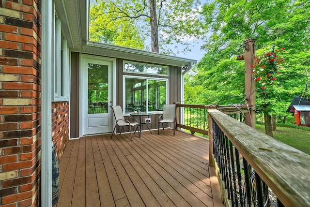 1711 Lovers Ln, Hopkinsville, KY 42240 - view of wooden terrace