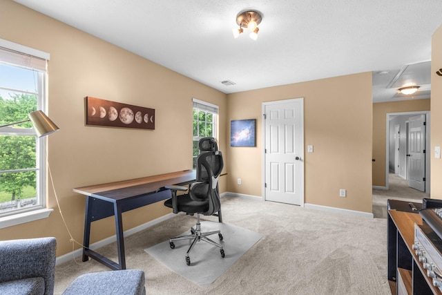 3182 Tristan Dr, Franklin, TN 37064 - carpeted home office with baseboards