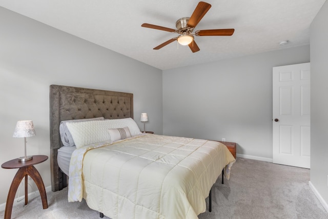 3182 Tristan Dr, Franklin, TN 37064 - bedroom featuring carpet floors, baseboards, and ceiling fan